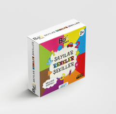 Bee Smart Sayılar Renkler Şekiller Zeka Kartları (İngilizce Destekli)
