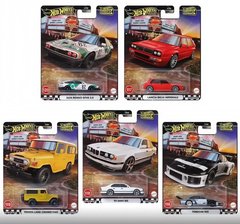 Hot Wheels Premium Boulevard Beşli Set 2025 Mix1 A
