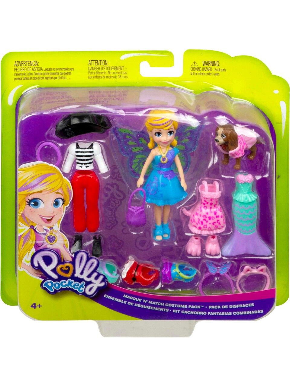 Polly Pocket ve Hayvan Dostu Kostüm Giyiyor Oyun Seti GDM15
