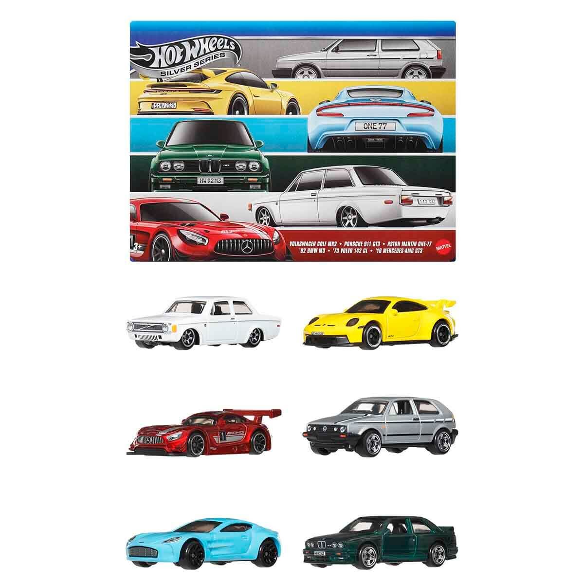 Hot Wheels Silver Serisi Avrupa Arabaları Serisi Altılı Set JLB25