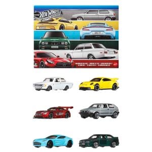 Hot Wheels Silver Serisi Avrupa Arabaları Serisi Altılı Set JLB25