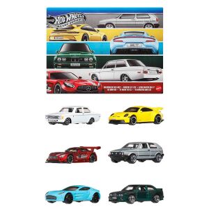Hot Wheels Silver Serisi Avrupa Arabaları Serisi Altılı Set JLB25