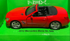 Welly 1:24 Mercedes Slc Kırmızı Model Araba
