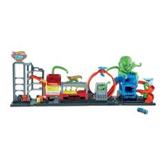 Hot Wheels Dev Ahtapot ile Araba Yıkama Oyun Seti