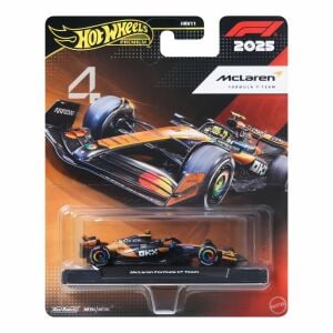 Hot Wheels Premium Formula 1 Yarış Arabaları Mclaren Formula 1 Team (#4) JKD88