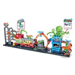 Hot Wheels Dev Ahtapot ile Araba Yıkama Oyun Seti