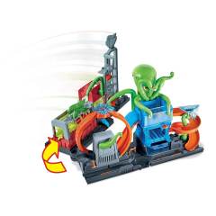 Hot Wheels Dev Ahtapot ile Araba Yıkama Oyun Seti