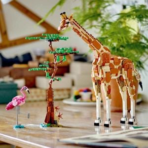 LEGO Creator Vahşi Safari Hayvanları 31150 - 9 Yaş ve Üzeri Çocuklar için İnşa Edilebilen Zürafa, Ceylan ve Aslan Model Seçenekleri İçeren 3'ü 1 Arada Yaratıcı Oyuncak Yapım Seti