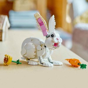 LEGO Creator 3’ü 1 Arada Beyaz Tavşan 31133 - 8 Yaş ve Üzeri Çocuklar için Kakadu Papağanı ve Beyaz Fok İçeren Yaratıcı Oyuncak Yapım Seti