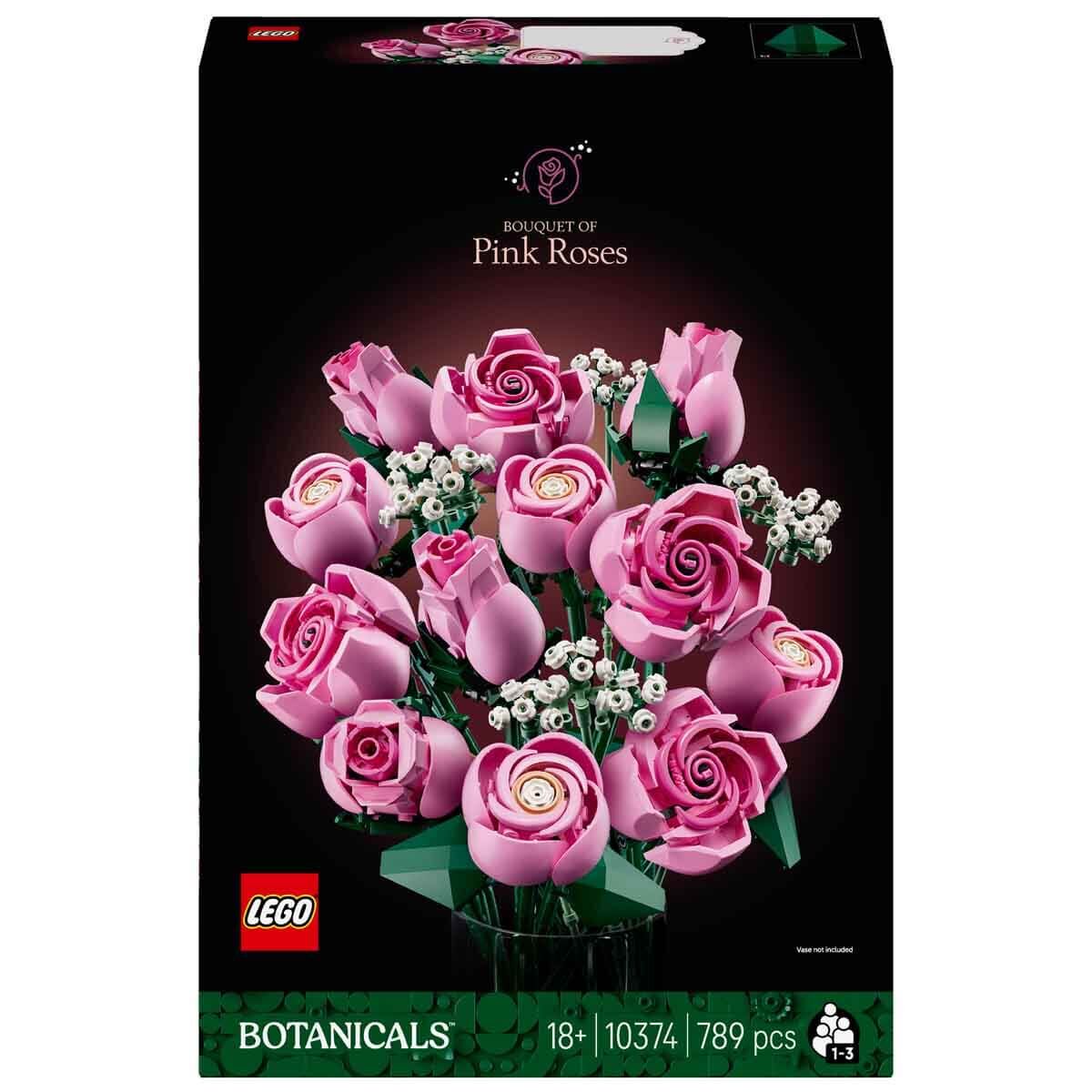 LEGO Icons Pembe Gül Buketi 10374