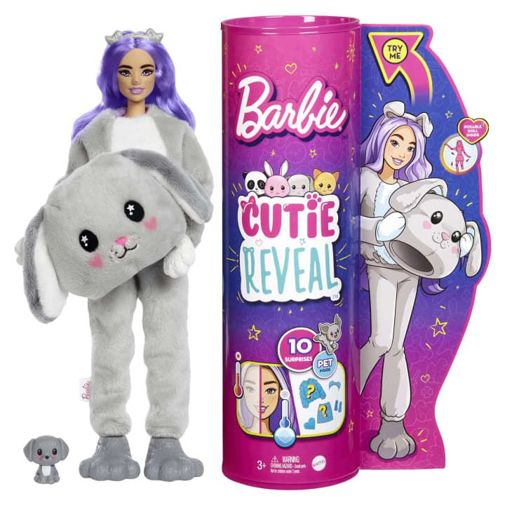 Barbie Cutie Reveal Bebekler HHG21 Köpek