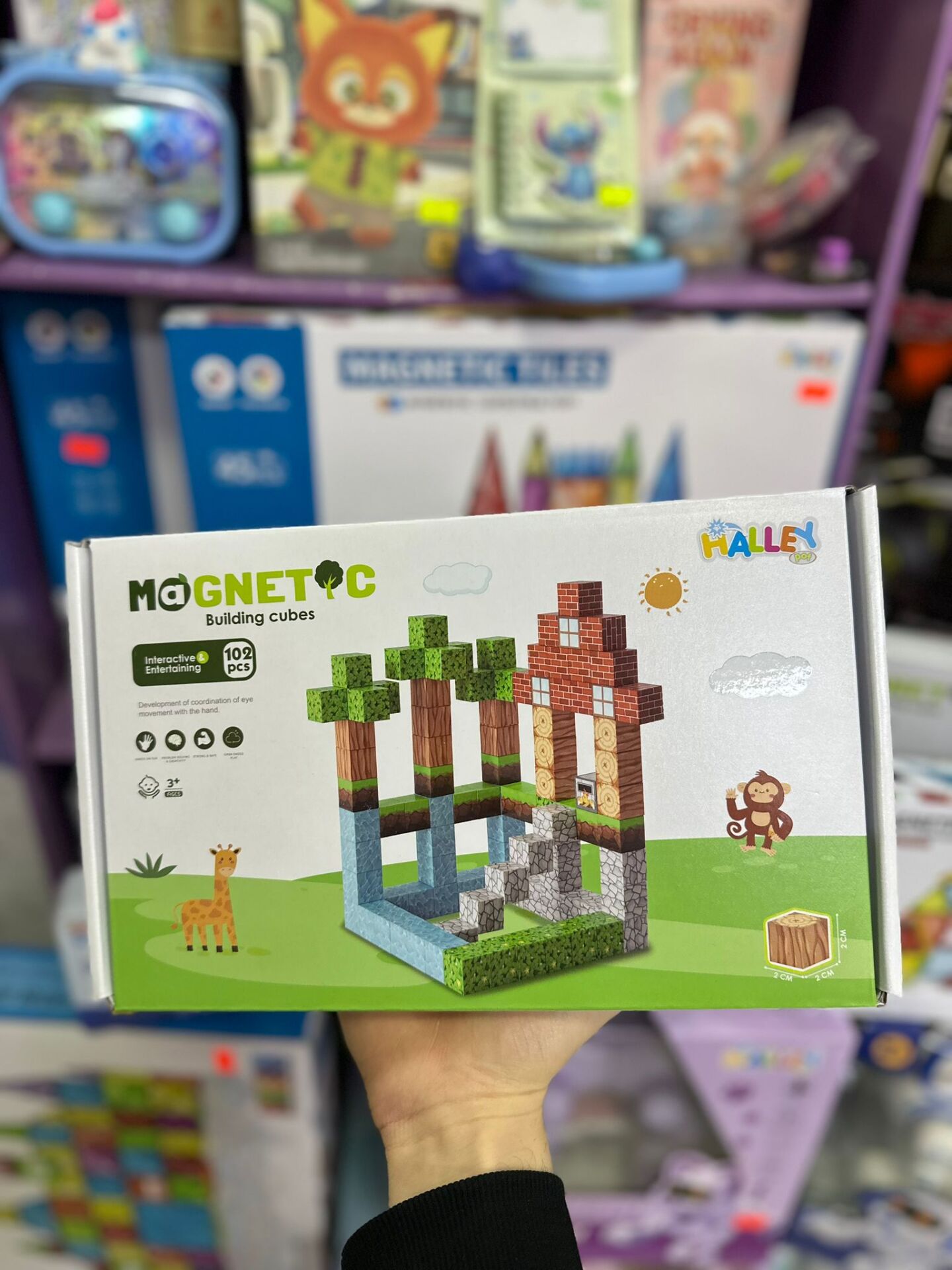 Halley Manyetik Küp Bloklar 102 Parça