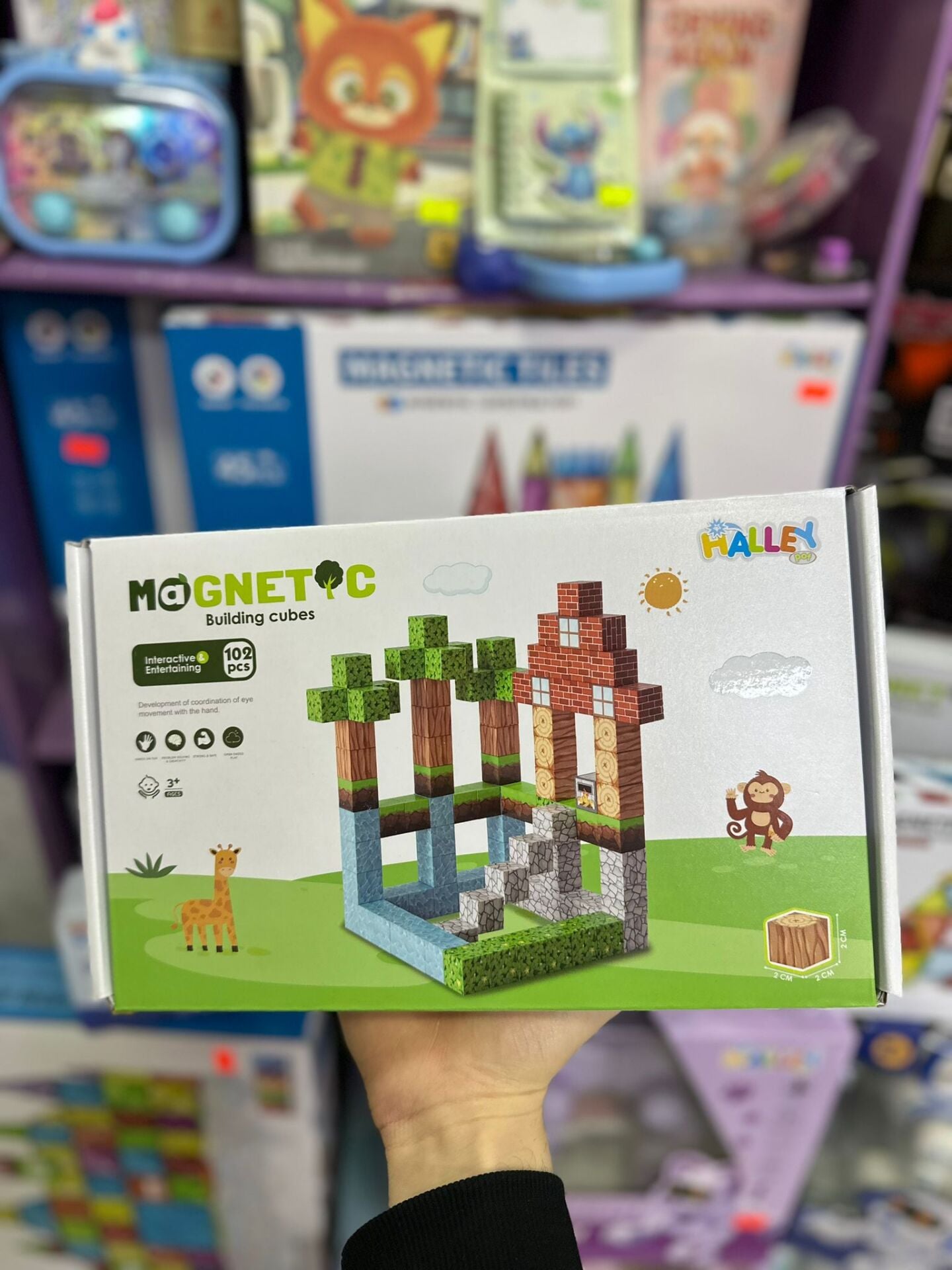 Halley Manyetik Küp Bloklar 102 Parça