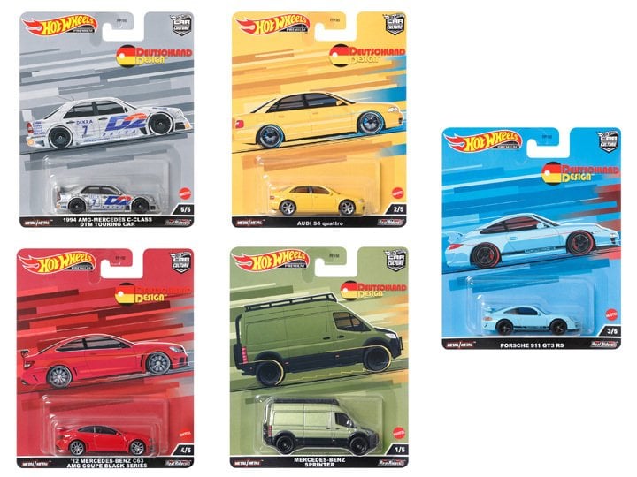 Hot Wheels Premium Car Culture ''Deutschland Design'' Set