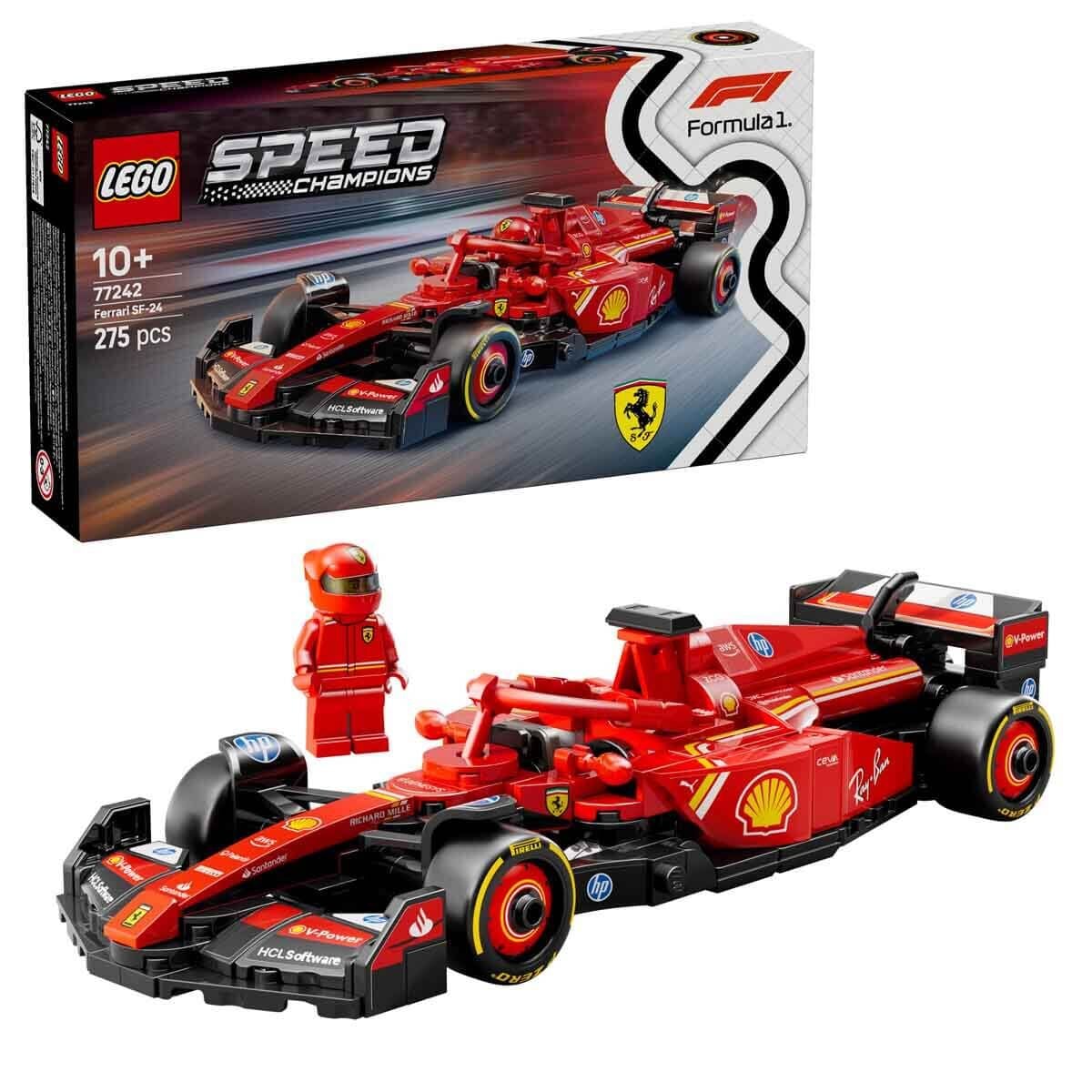LEGO Speed Champions Ferrari SF-24 F1 Yarış Arabası 77242