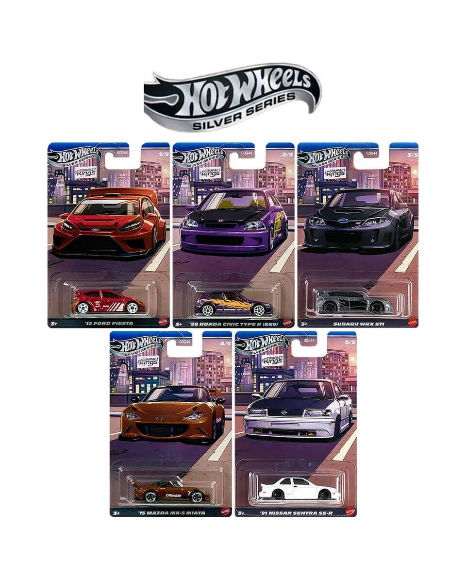 Hot Wheels Compact Kings Uzun Kart Beşli Set