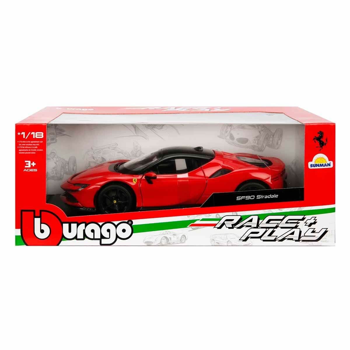 Burago 1:18 Ferrari SF90 Stradale Model Araba