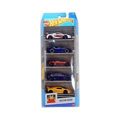 Hot Wheels Beşli Araba Seti HFV80 Motor Show