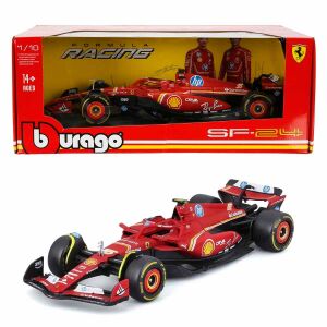 Burago 1:18 Ferrari SF-24 Formula 1 Yarış Arabası Model Araba 55-Carlos Sainz
