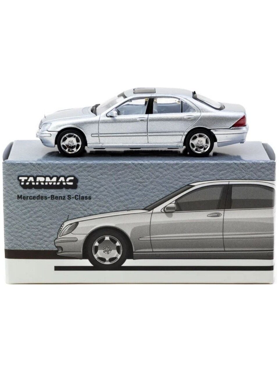 Tarmac Works 1/64 Mercedes-Benz S-Class Brilliant Silver Metallic - GLOBAL64 T64G-072-SL
