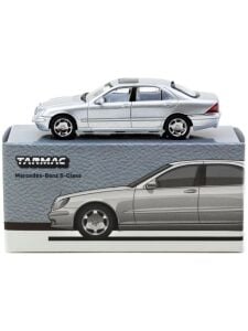Tarmac Works 1/64 Mercedes-Benz S-Class Brilliant Silver Metallic - GLOBAL64 T64G-072-SL