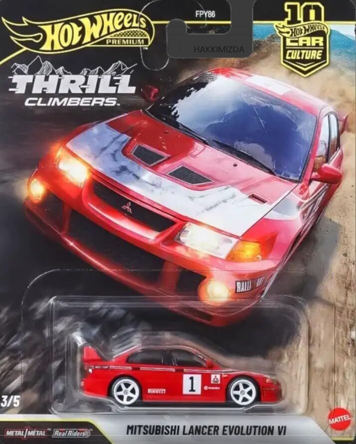 Hot Wheels Premium Thrill Chimbers Mitsubishi Lancer Evolution Vı