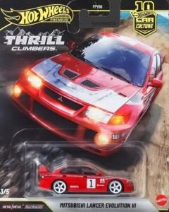 Hot Wheels Premium Thrill Chimbers Mitsubishi Lancer Evolution Vı
