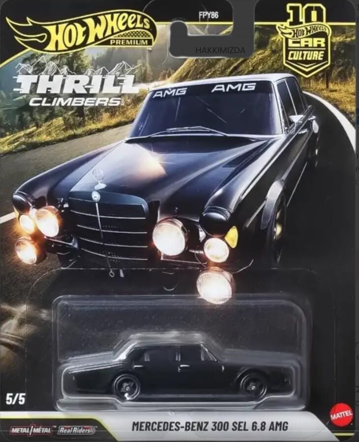Hot Wheels Premium Thrill Chimbers Mercedes-Benz 300 SEL 6.8 AMG