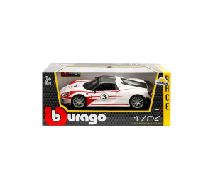 Burago 1:24 Porsche 918 Spyder Model Araba