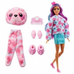 Barbie Cutie Reveal Bebekler Seri 2 Çiçekli Tembel Hayvan