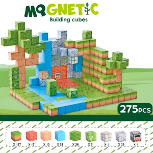 Halley Manyetik Küp Bloklar Minecraft Temalı 275 Parça SH59845