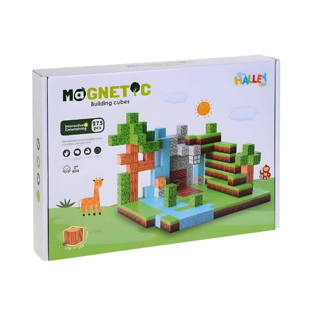 Halley Manyetik Küp Bloklar Minecraft Temalı 275 Parça SH59845