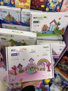 Halley Manyetik Küp Bloklar Pembe Minecraft Temalı 239 Parça SH59842