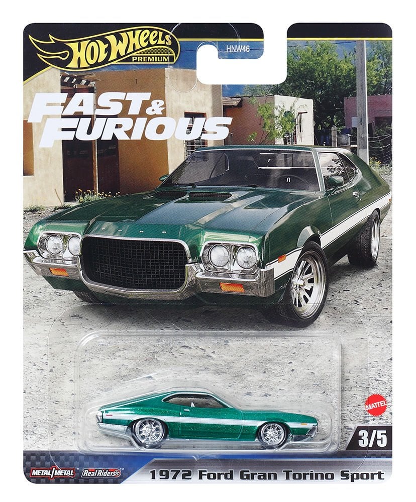 Hot Wheels Premium 2024 Fast&Furious 1972 Ford Gran Torino Sport