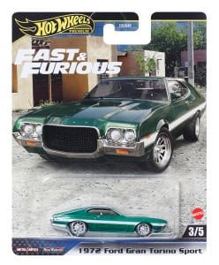 Hot Wheels Premium 2024 Fast&Furious 1972 Ford Gran Torino Sport