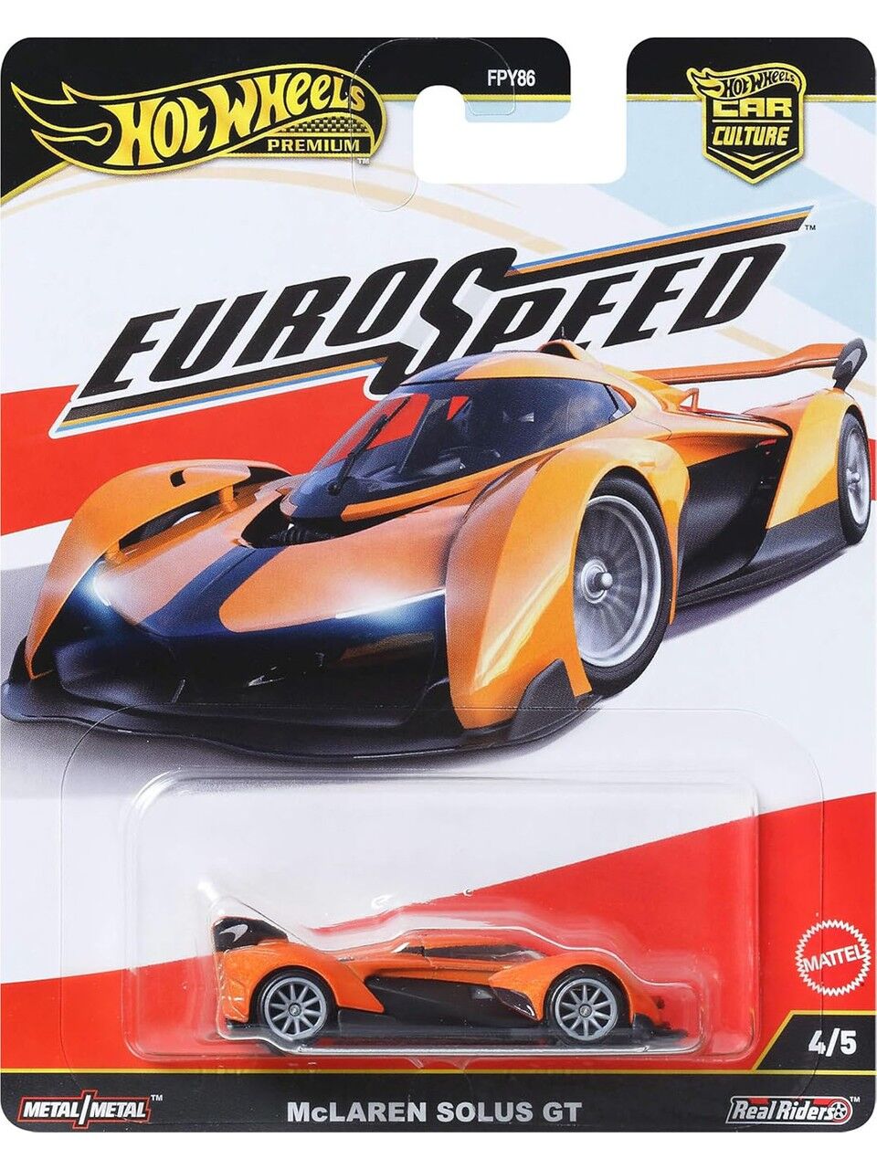Hot Wheels Premium EuroSpeed Automobili McLaren Solus GT