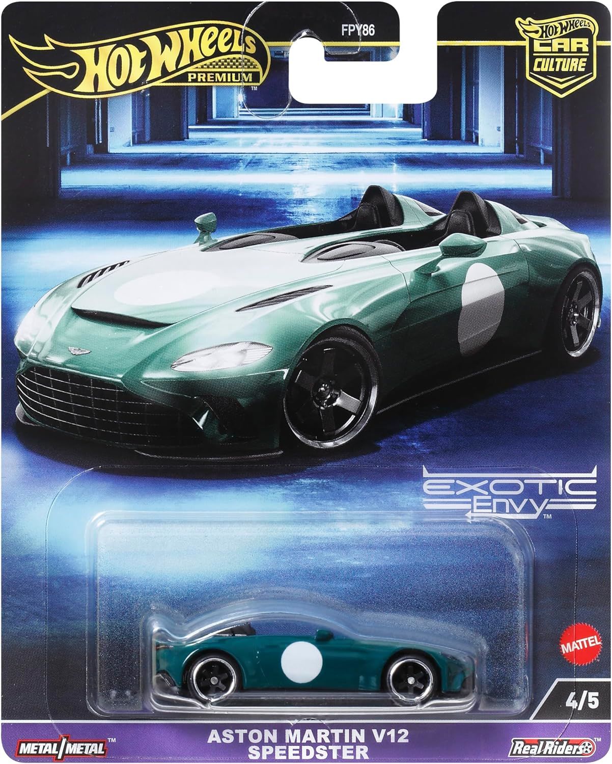 Hot Wheels Premium 2024 Exotic Envy Aston Martin V12 Speedster