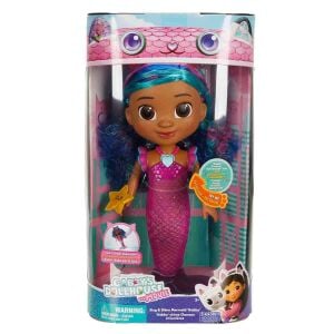 Gabby's Dollhouse Sesli ve Işıklı Sing & Shine Deniz Kızı Bebeği 30 cm.