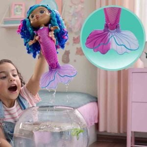 Gabby's Dollhouse Sesli ve Işıklı Sing & Shine Deniz Kızı Bebeği 30 cm.
