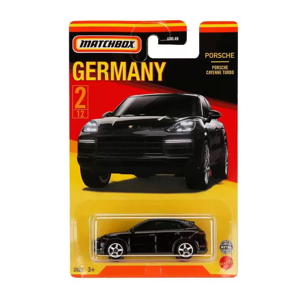Matchbox Almanya Araçları Serisi HFH45 Porsche Cayenne Turbo