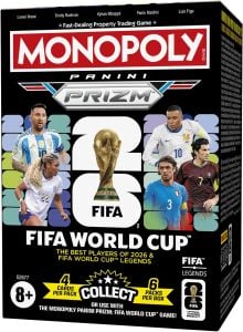 Monopoly Panini Prizm: FIFA Dünya Kupası Koleksiyon Kartları Genişletme Paketi Booster Box (G2677)