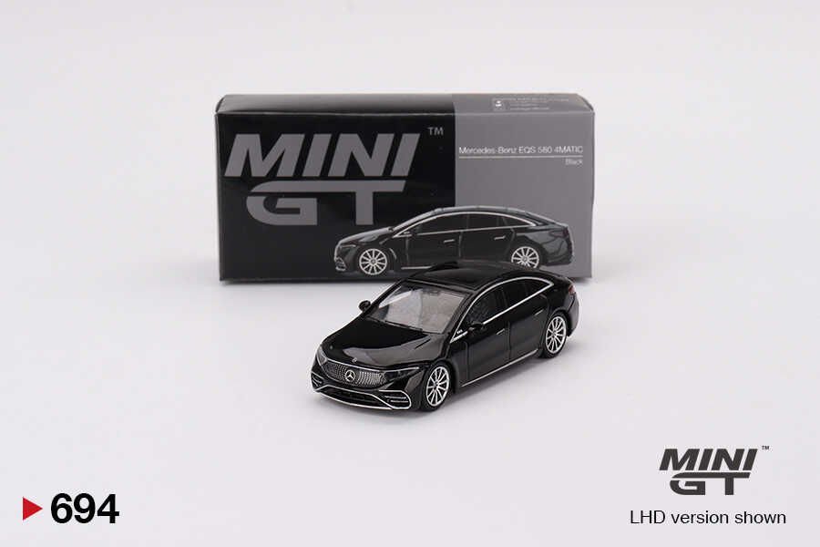 Mini GT 1:64 Mercedes-Benz EQS 580 4MATIC Black