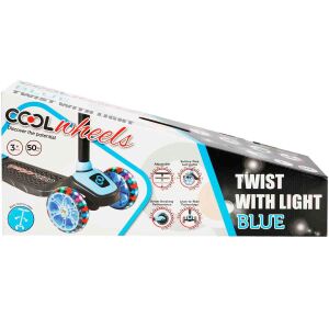 Furkan Cool Wheels Twist Işıklı Scooter Mavi