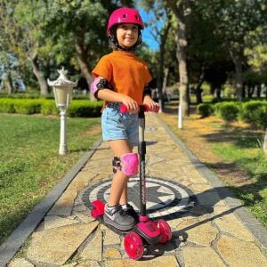 Furkan Cool Wheels Twist Işıklı Scooter Pembe