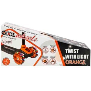 Furkan Cool Wheels Twist Işıklı Scooter Turuncu