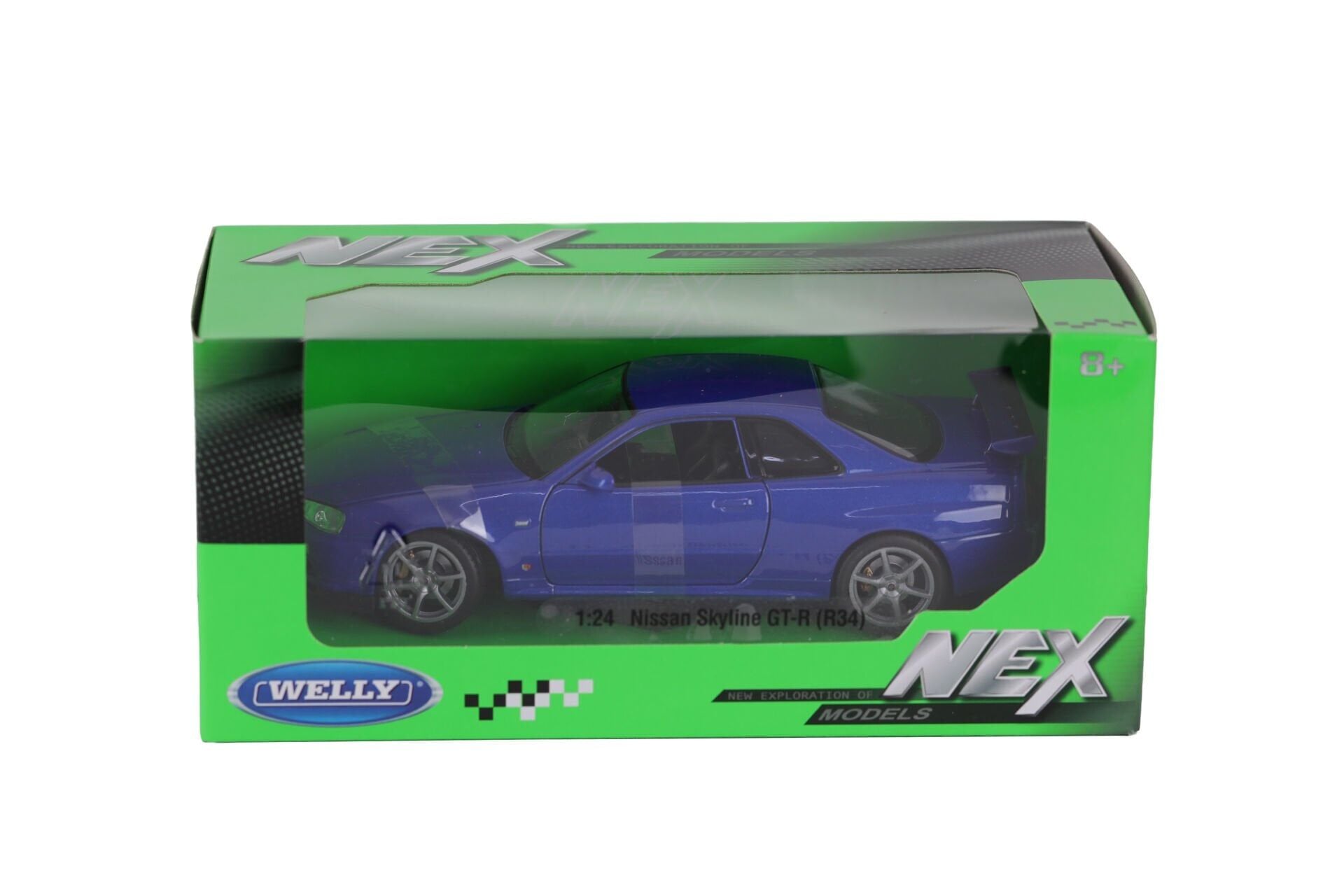 Welly 1:24 Nissan Skyline GT-R R34 Model Araba
