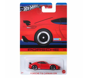 Hot Wheels Porsche Serisi Uzun Kart Porsche 718 Cayman GT4