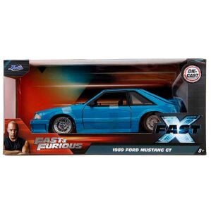 Jada 1:24 Fast & Furious 1989 Ford Mustang GT Model Araba
