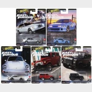 Hot Wheels Premium Fast & Furious 2024 Beşli Set
