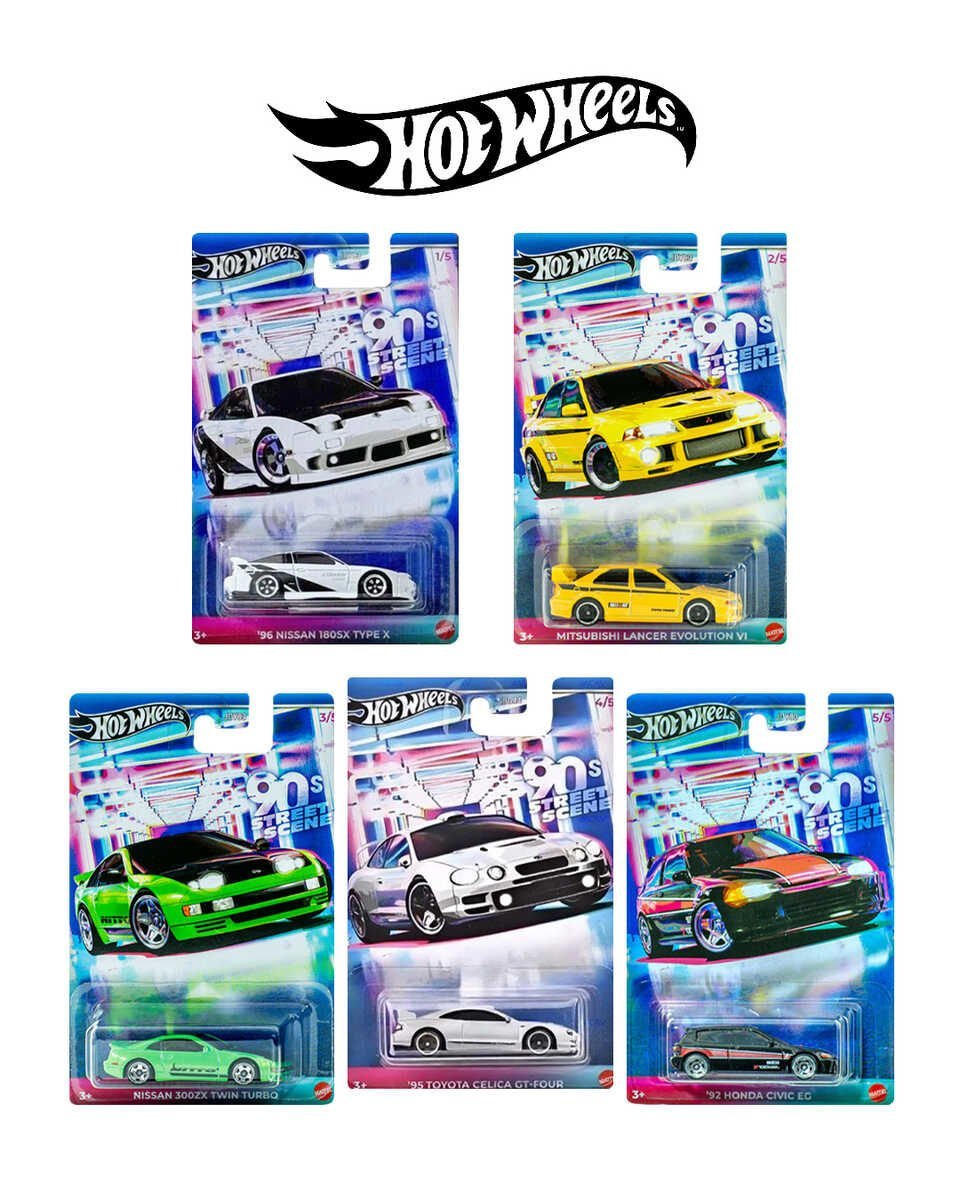 Hot Wheels 90's Street Scene Uzun Kart Beşli Set